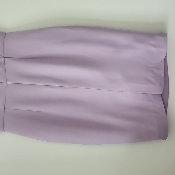 Roland Mouret Elegant Wool and Silk Lavender Sleeveless Sheath Midi Dress Sz 10 - Picture 12 of 16